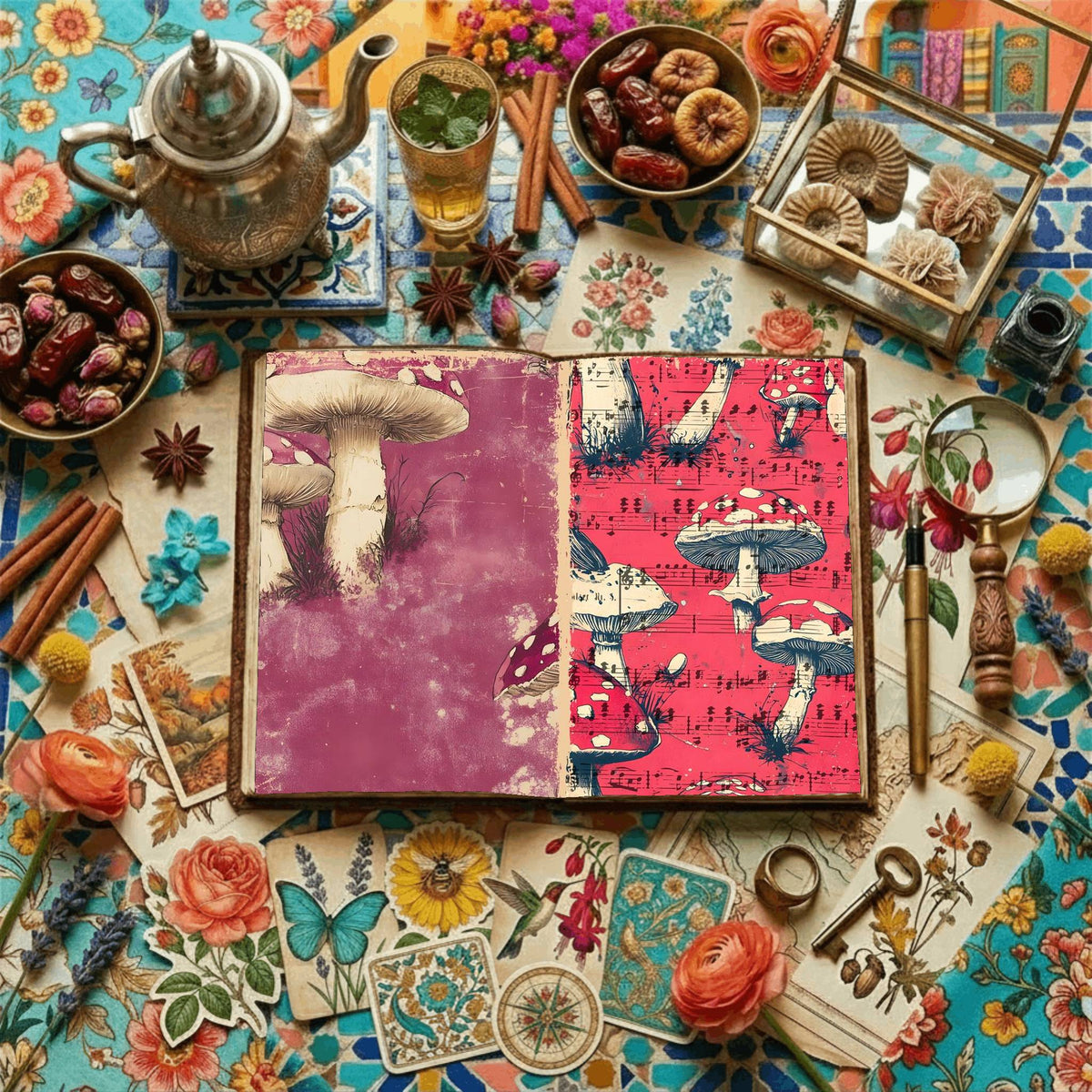 Mushroom Digital Papers