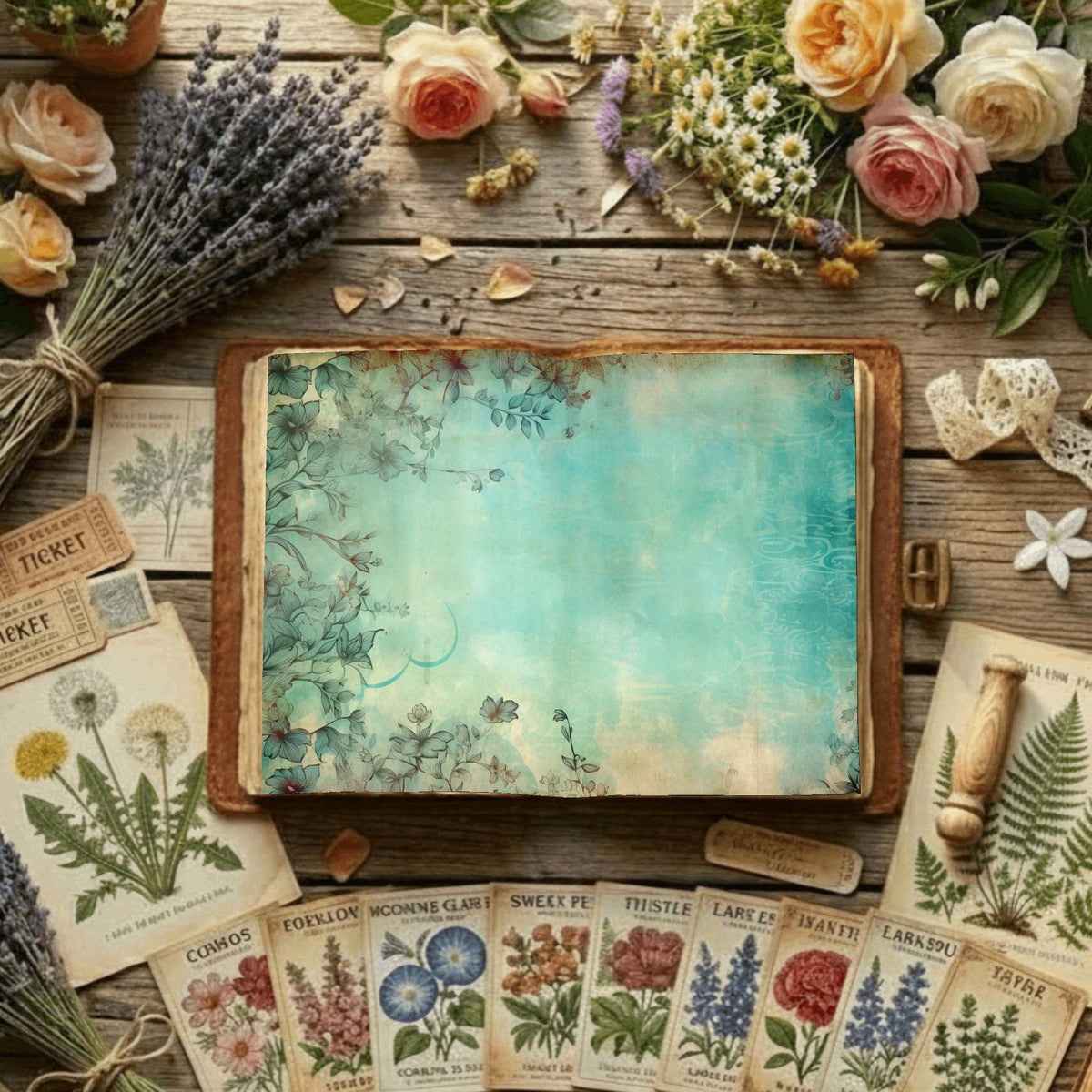 Springblossoms Digital Papers