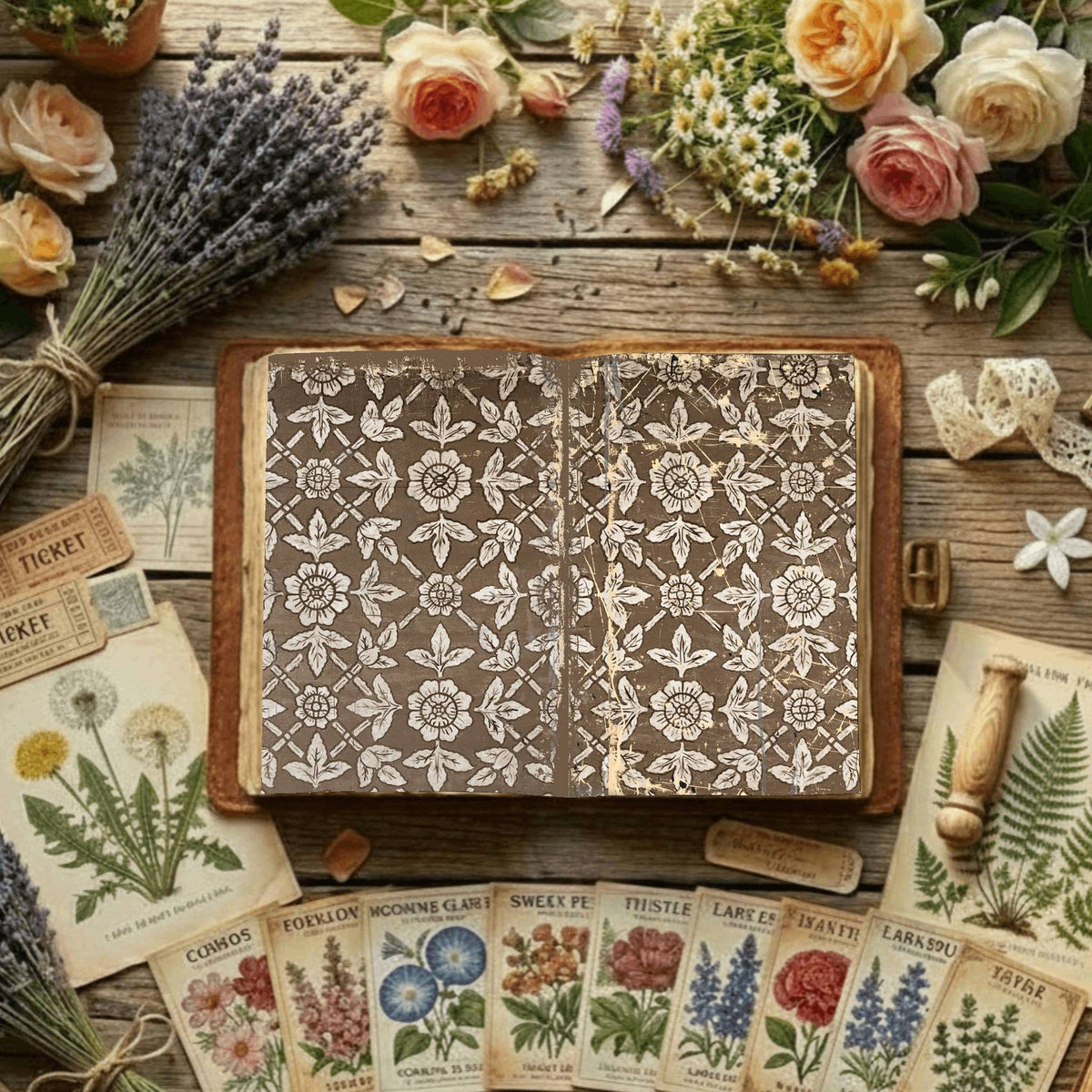 Steampunk Digital Papers