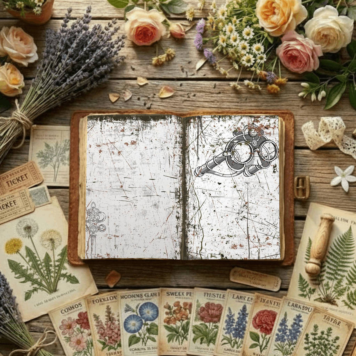 Steampunk Digital Papers