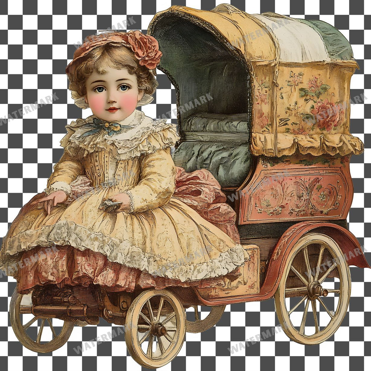 Toy Vintage Style Clipart Pngs