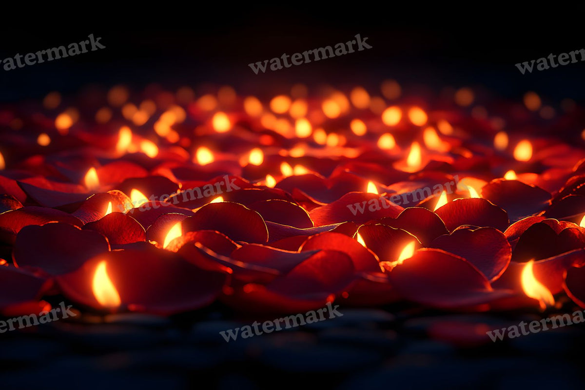 Valentine's Day digital photo backdrop for photo editing, preview 12