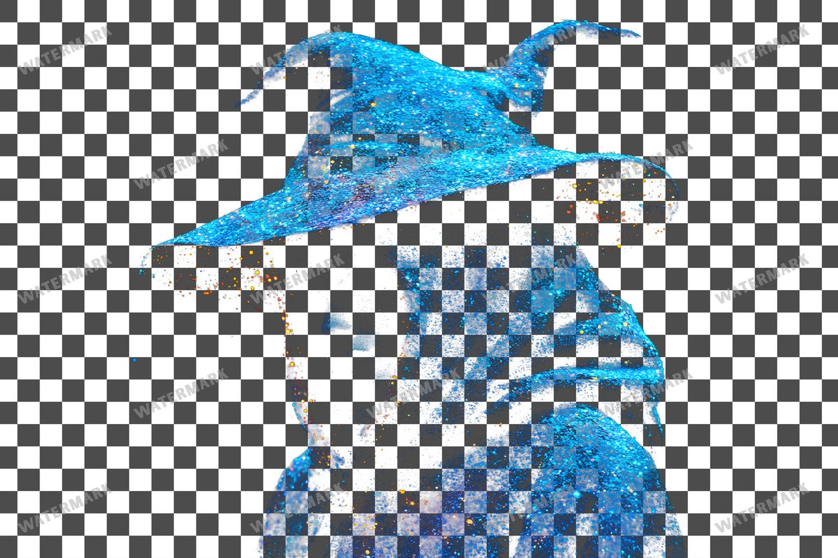 Vibrant Witchs Robe Transparent Overlay Pngs