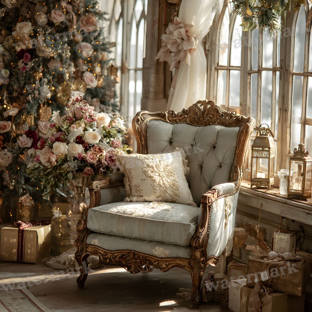 Victorian Christmas Backdrop Images