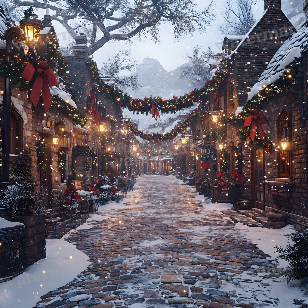 Victorian Christmas Backdrop Images