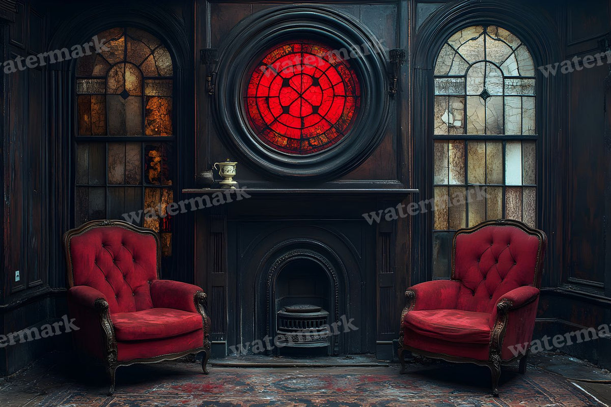 Victorian Cinematics digital photo backdrop for photo editing, preview 12