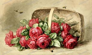 Vintage Roses Vintage Prints