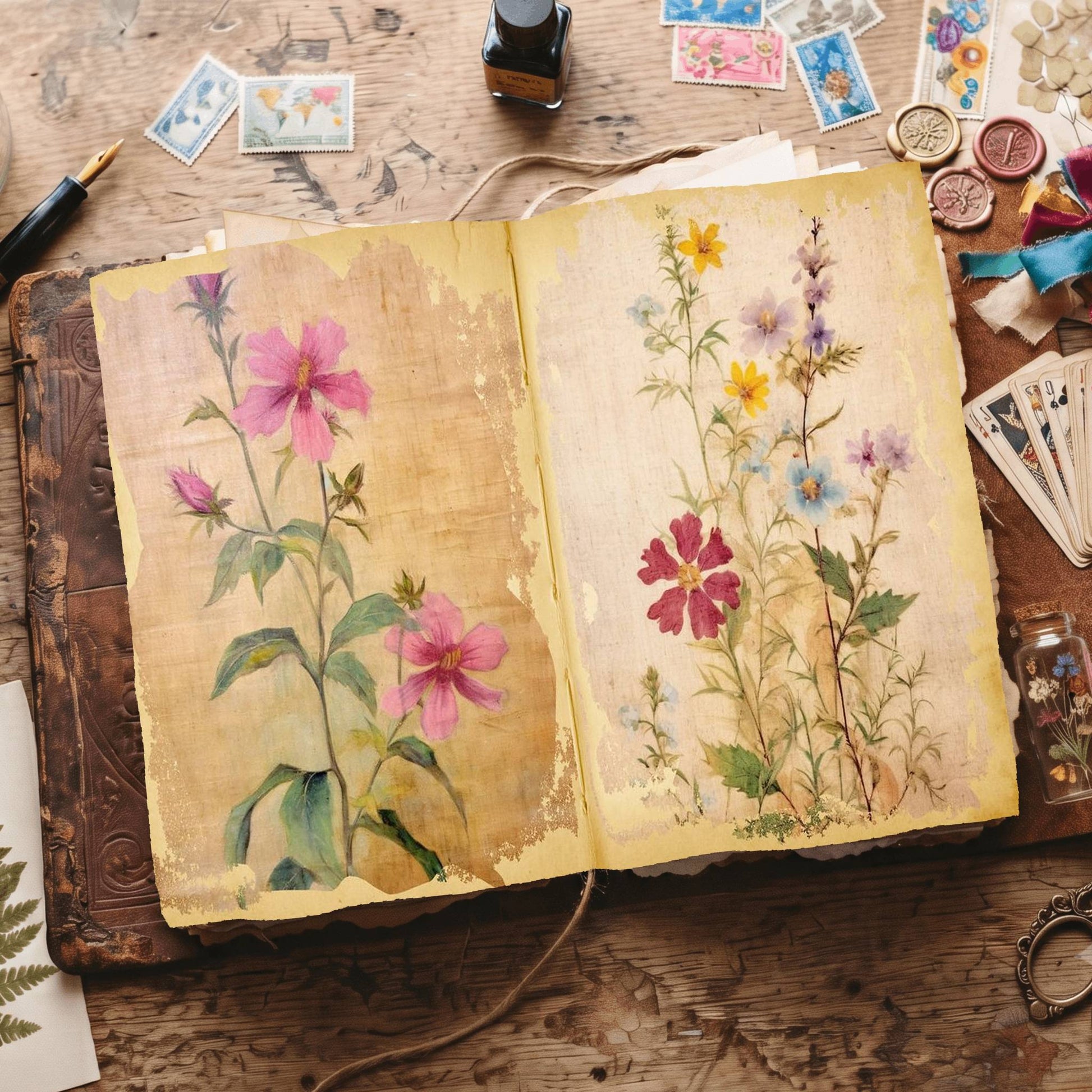 Wildflowers Digital Papers