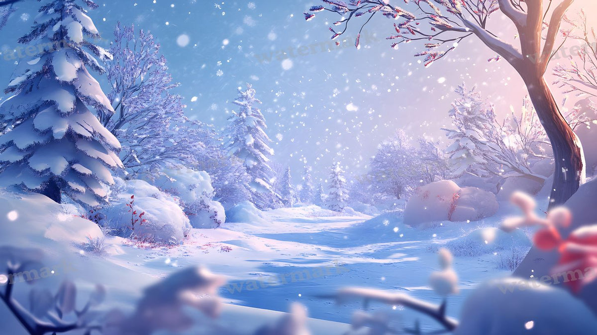 Winter Snow Backdrop Images