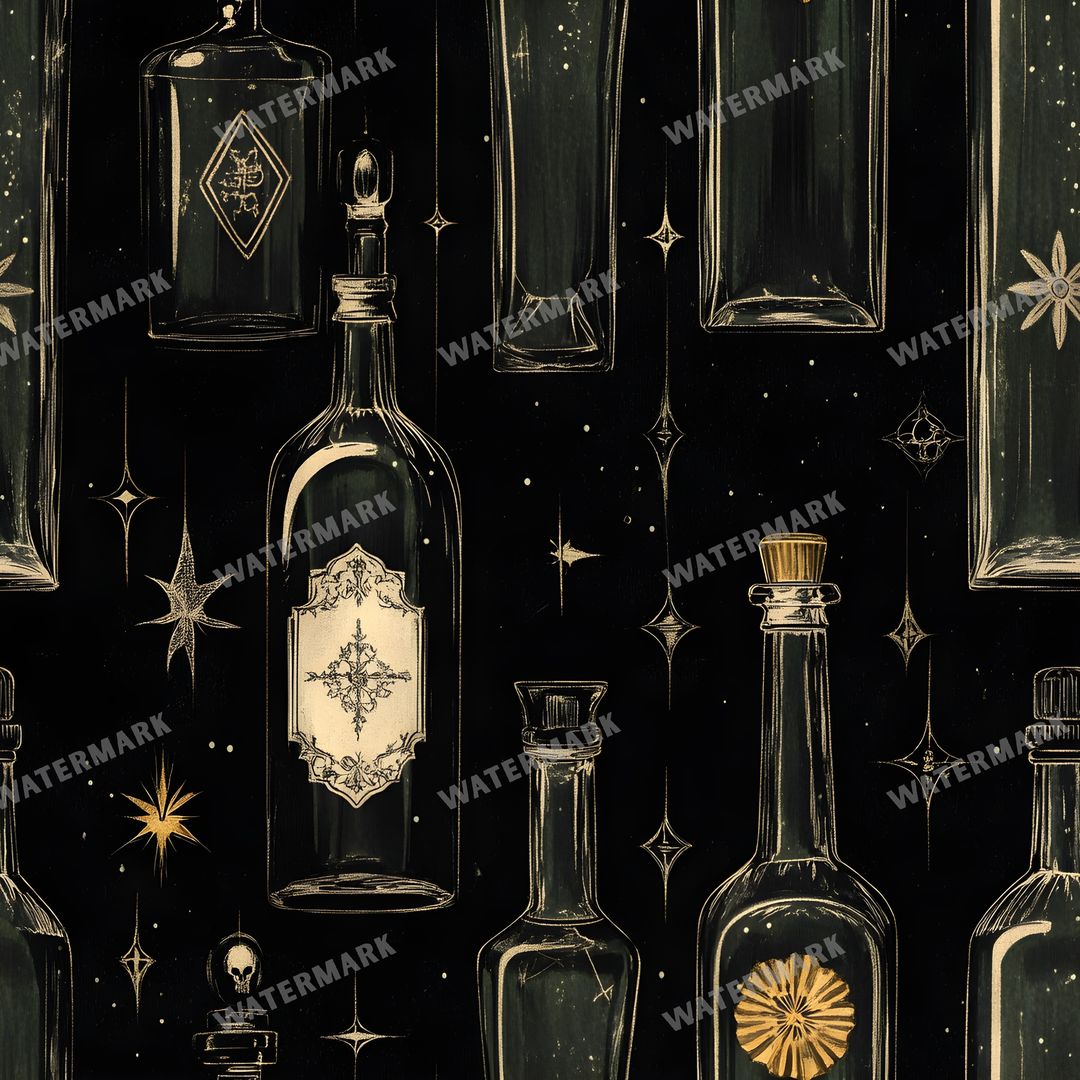 Witchcraft Seamless Pattern