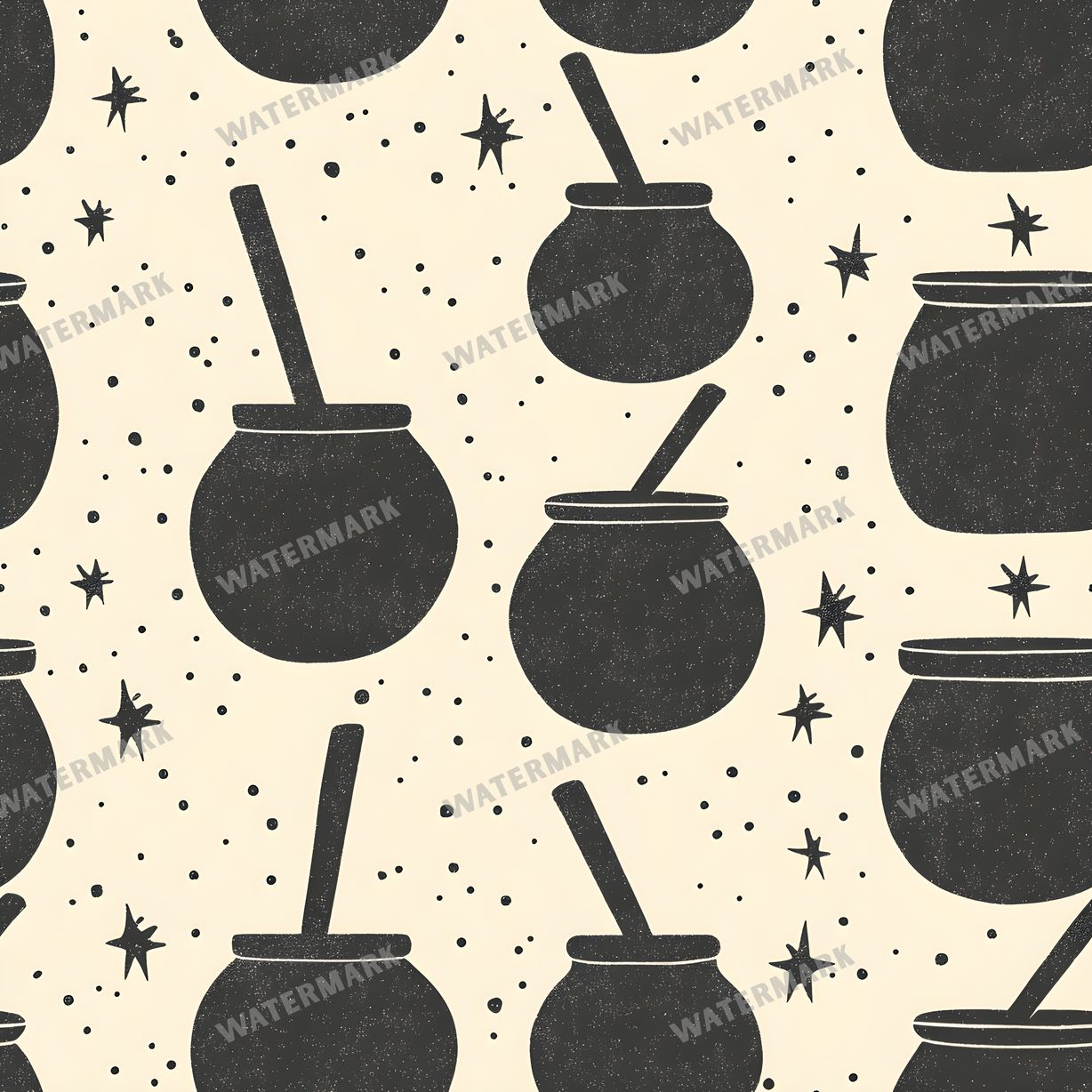 Witchcraft Seamless Pattern