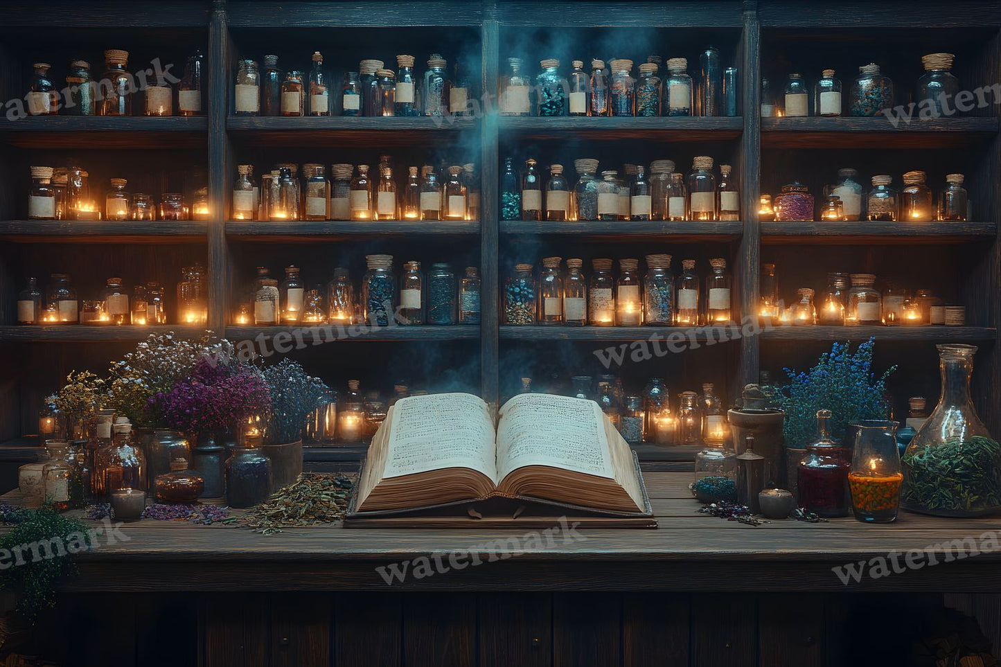 Witchs Apothecary Backdrop Images