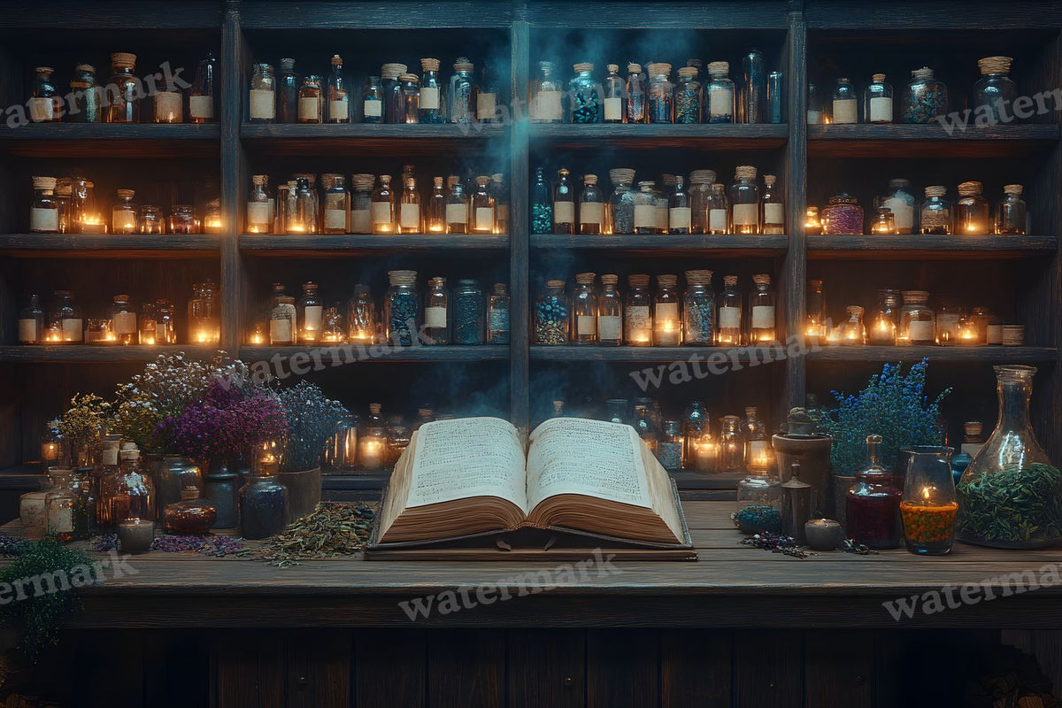 Witchs Apothecary Backdrop Images
