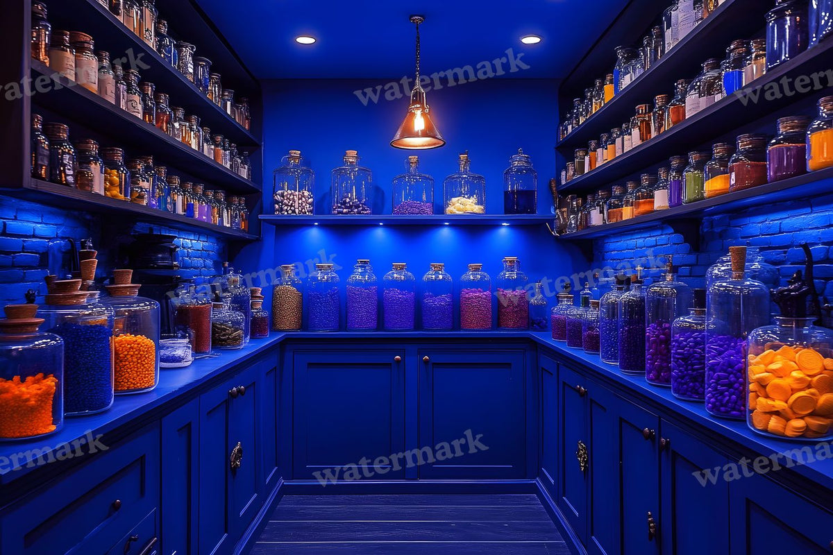 Witchs Apothecaryblue Backdrop Images