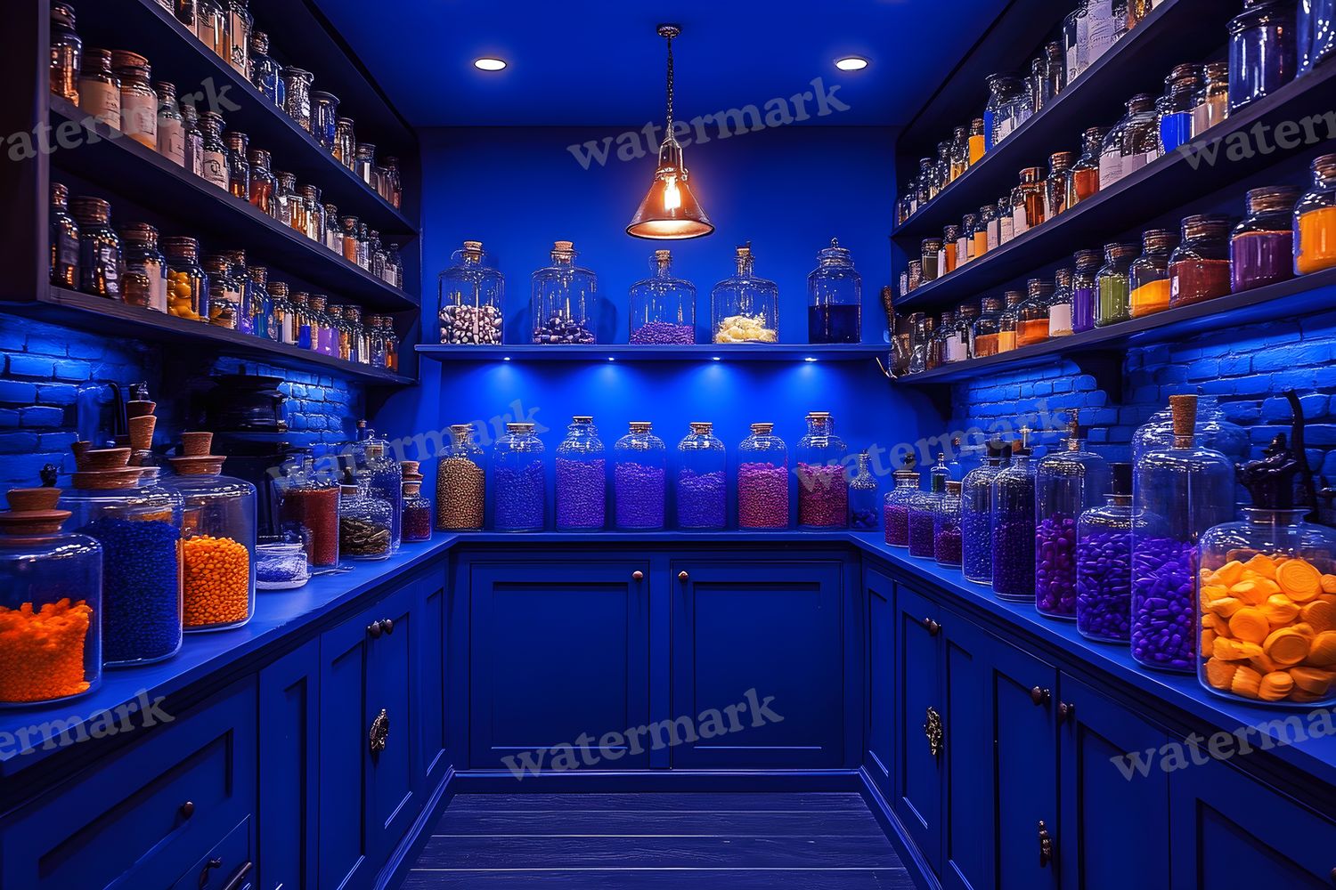 Witchs Apothecaryblue Backdrop Images