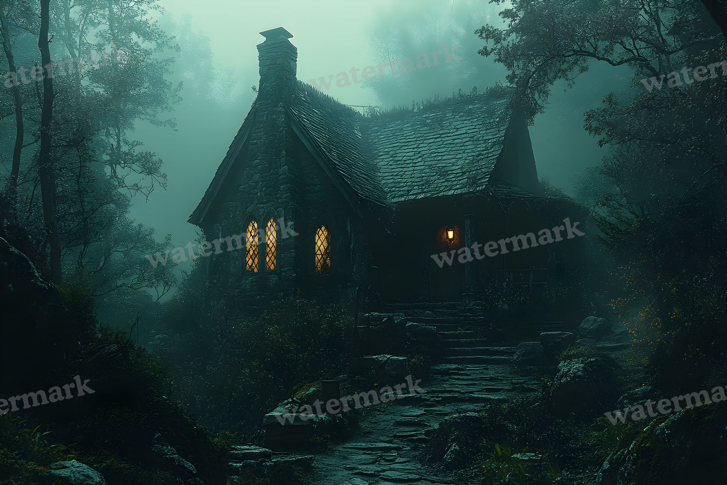 Witchs Cottage Retreat Backdrop Images