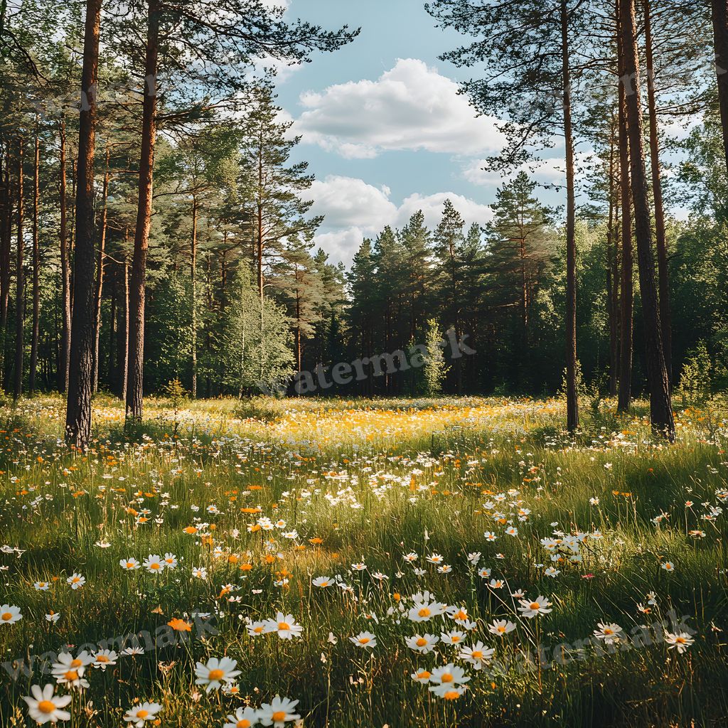 Woodland Cabin Backdrop Images