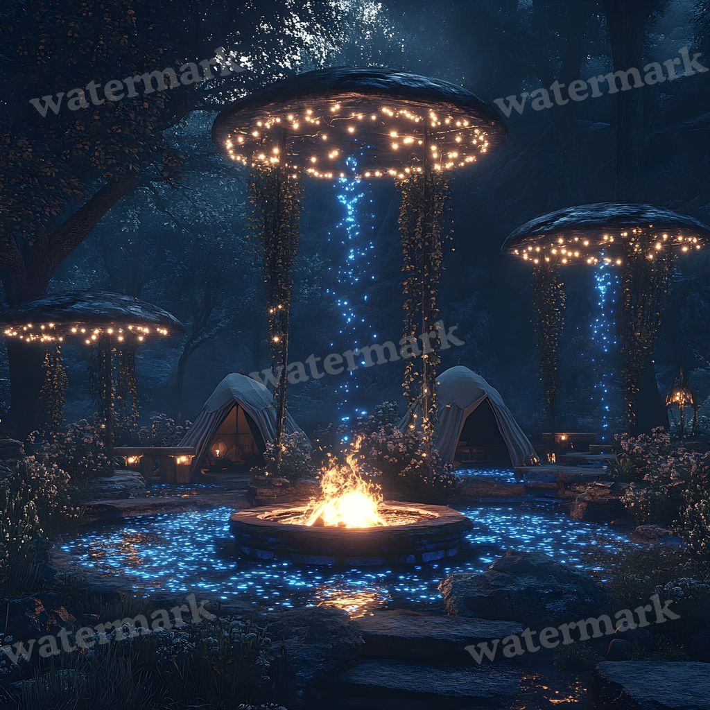Woodland Elf Sanctuary Backdrop Images