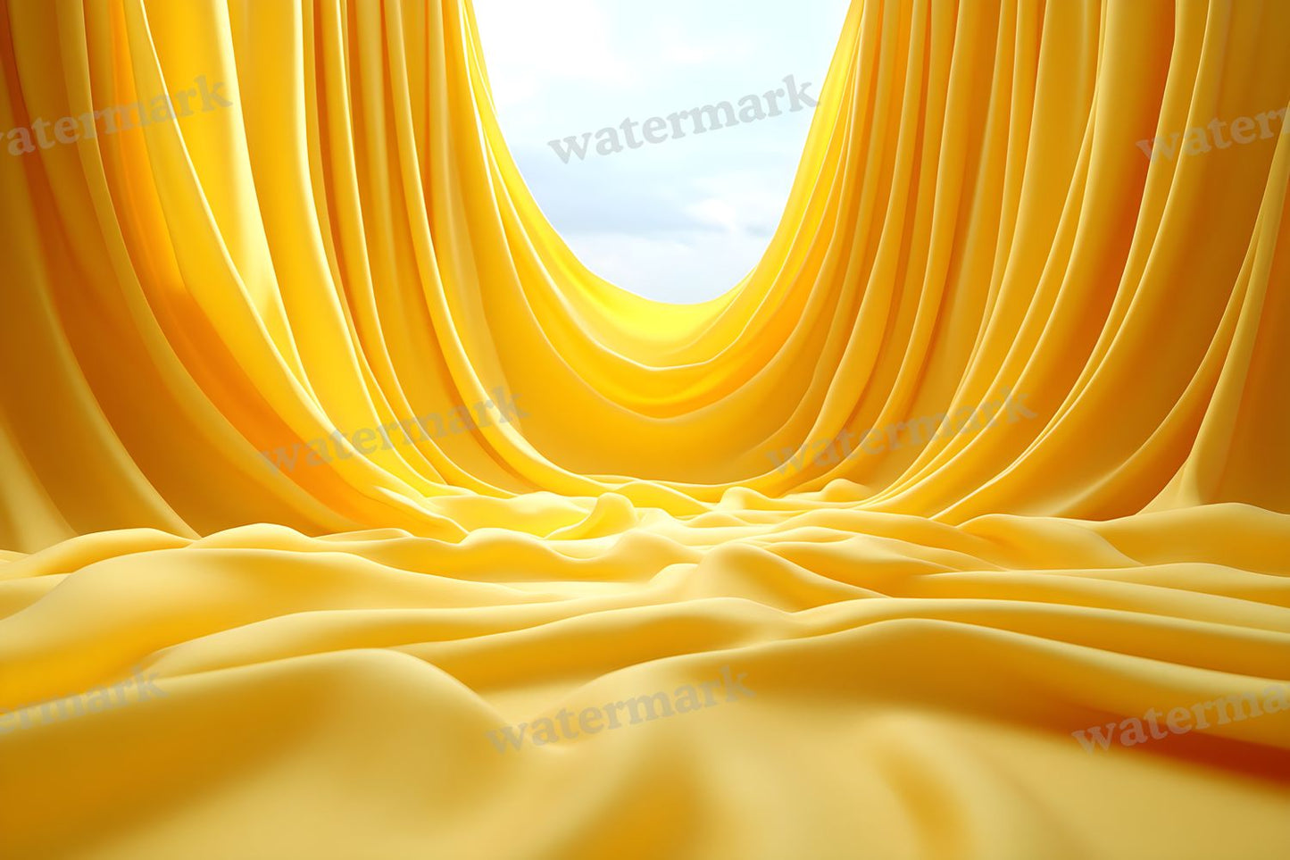Yellow Studio Material Backdrop Images