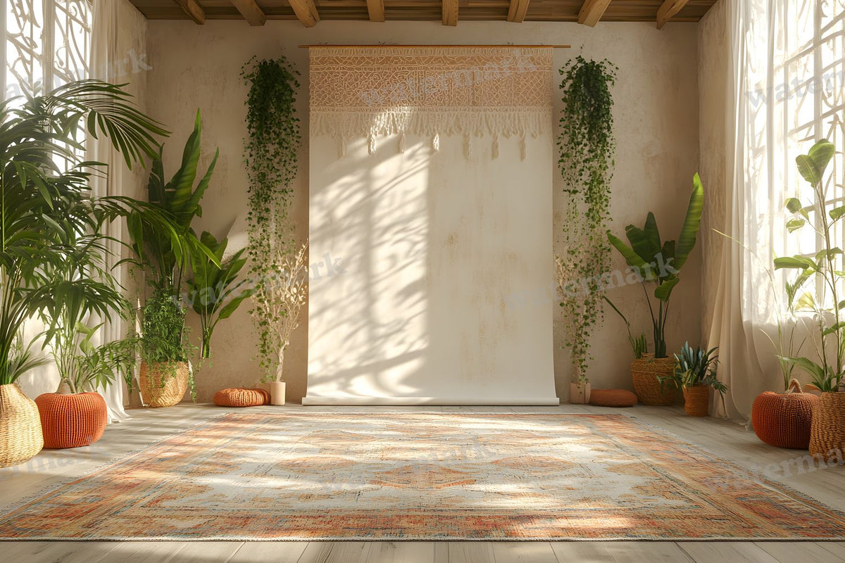 Yoga Studio Serenity Backdrop Images