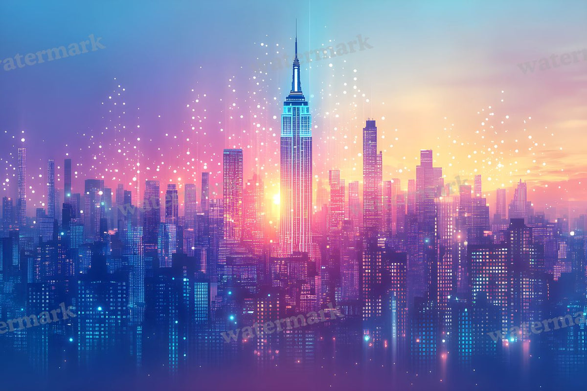 Abstract Skyline Backdrop Images