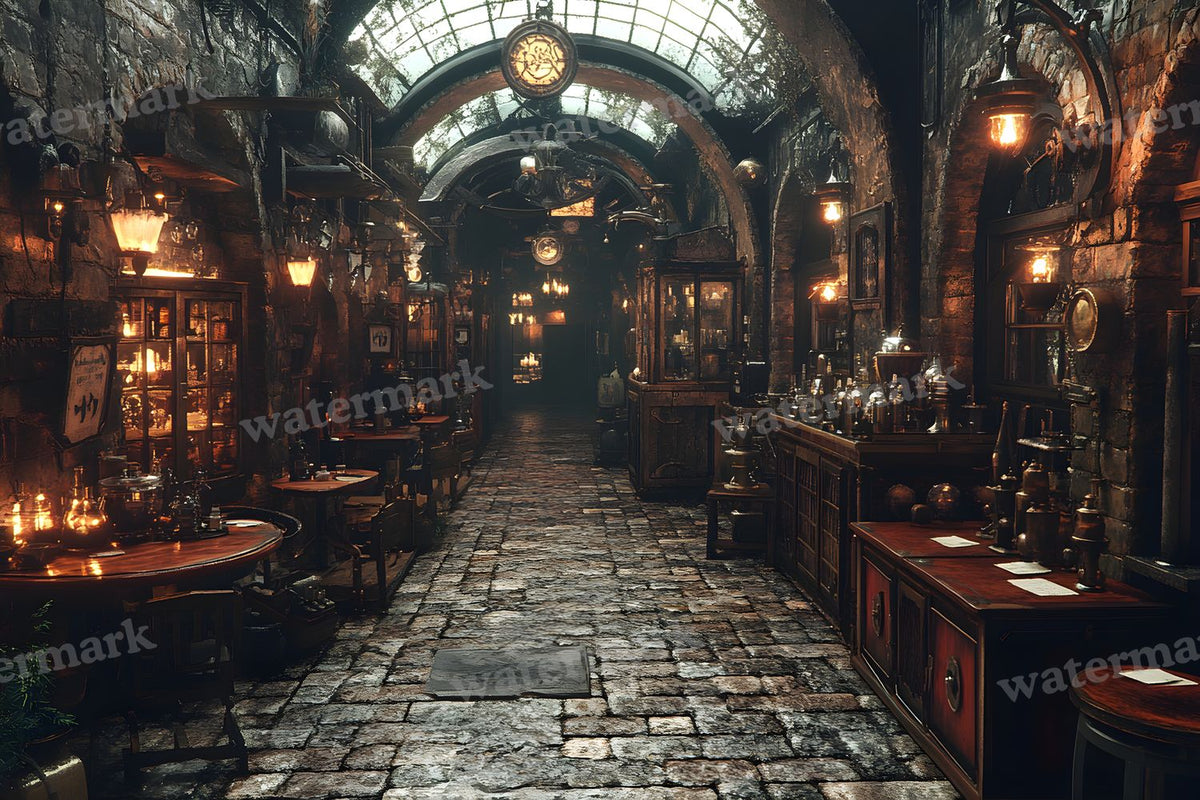 Alchemist Corner Study Backdrop Images