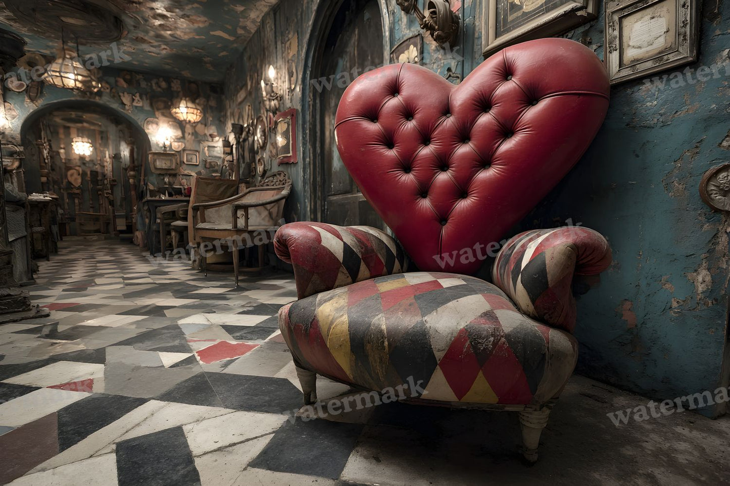 Alice Wonderland Theme Backdrop Images