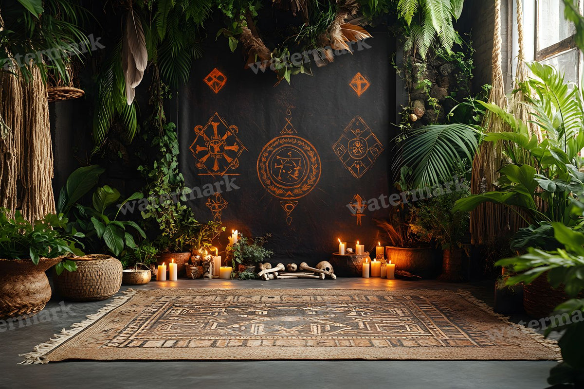 Amazonian Shamanic Ritual Backdrop Images