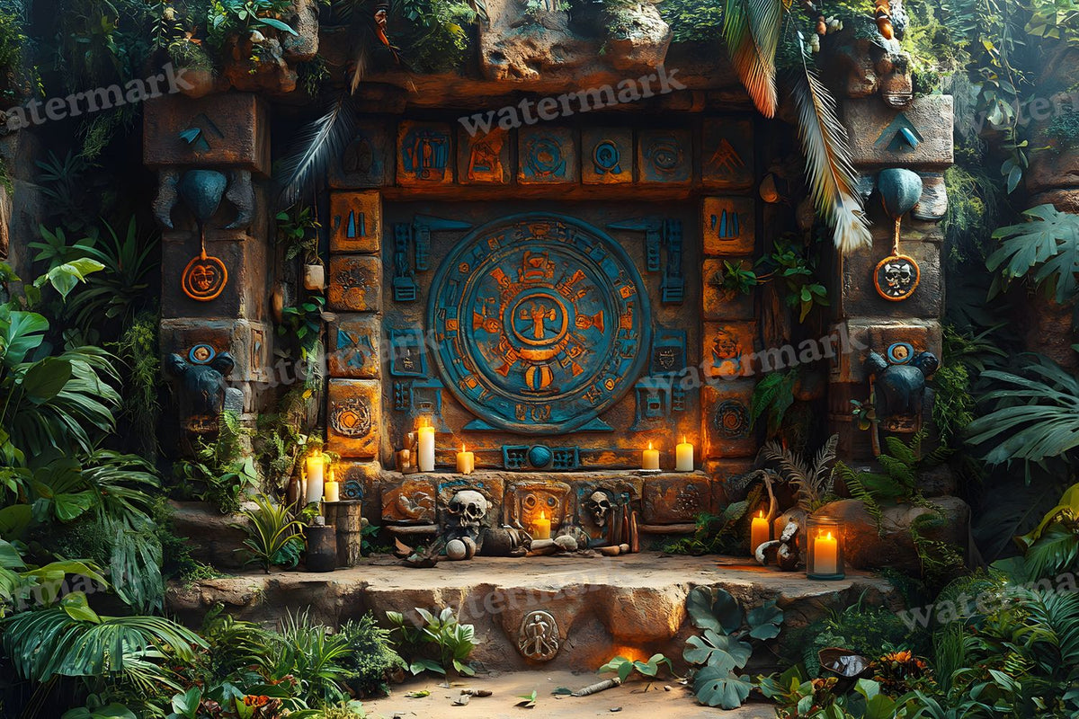 Amazonian Shamanic Ritual Backdrop Images