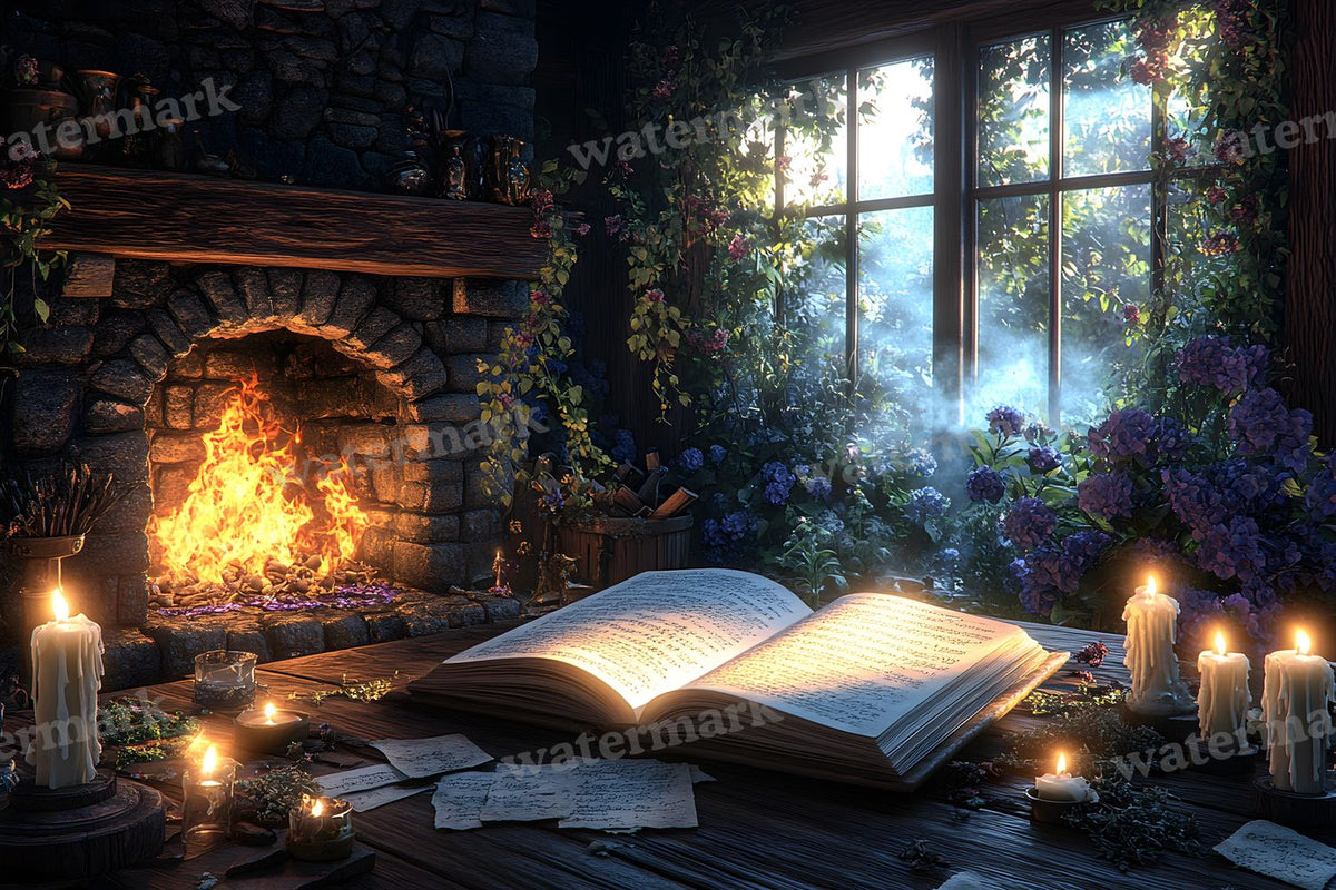 Ancient Witchgrimoire Backdrop Images