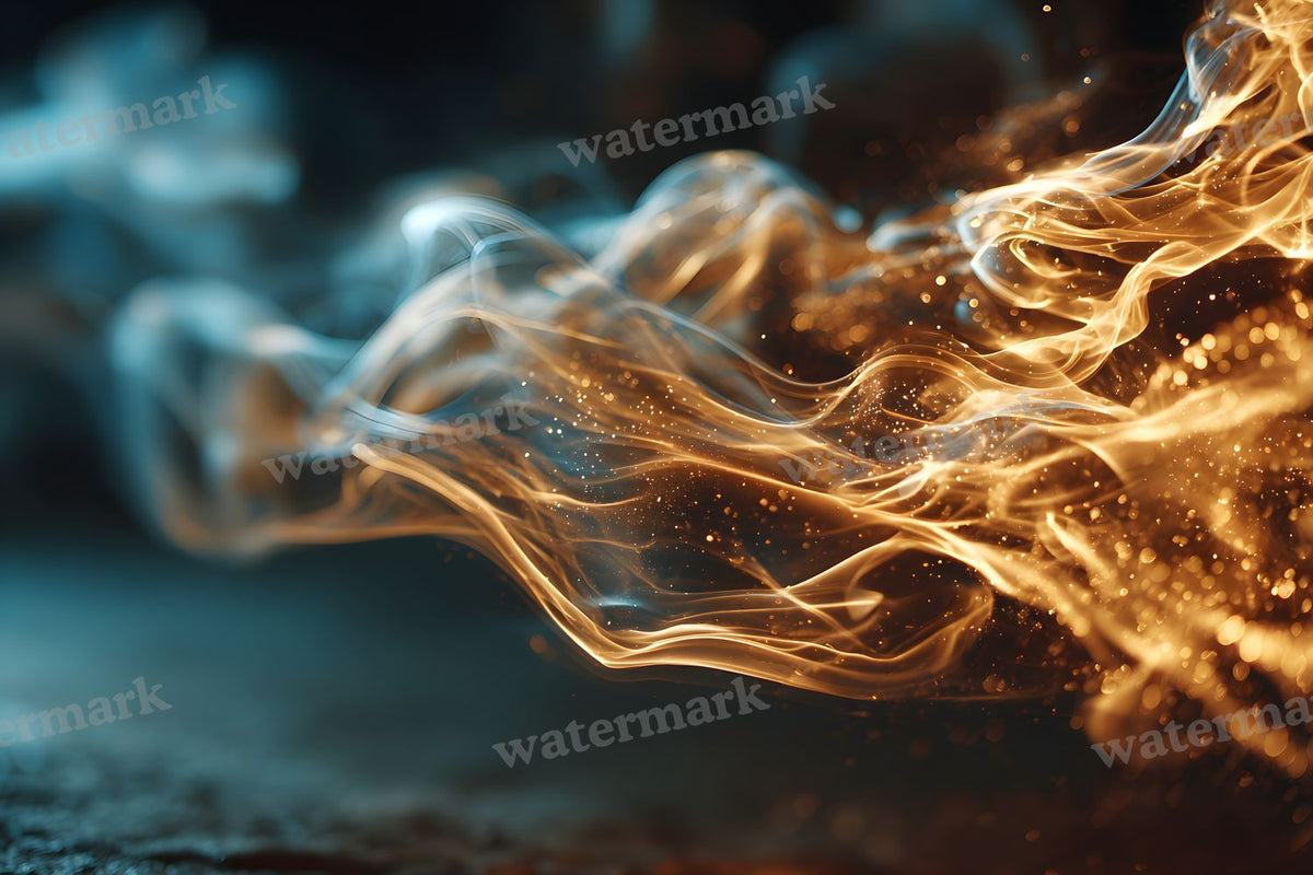 Orange Smoke Texture digital photo backdrop for photo editing, preview 13