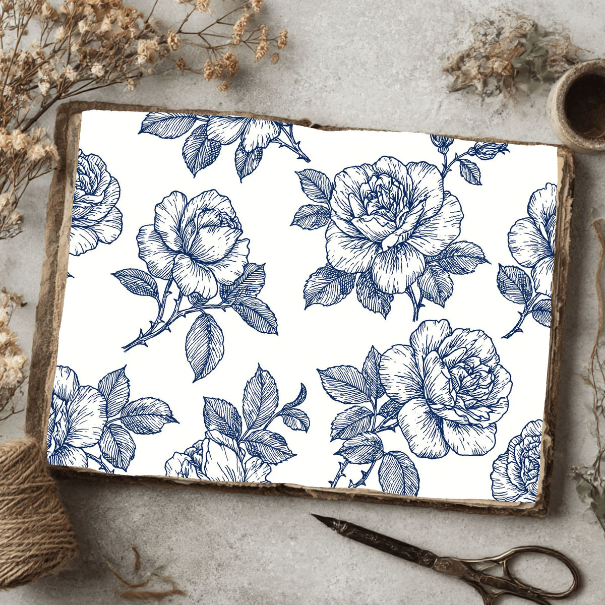 Seamless Botanical Floral Pattern