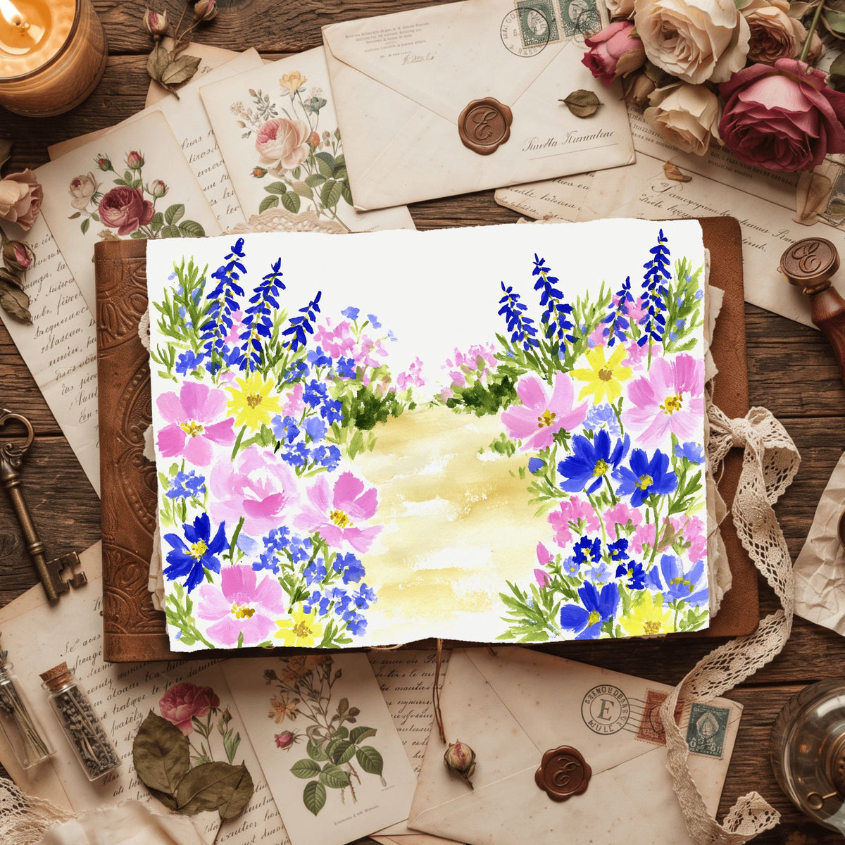 Soft Impressionist Landscape Painting