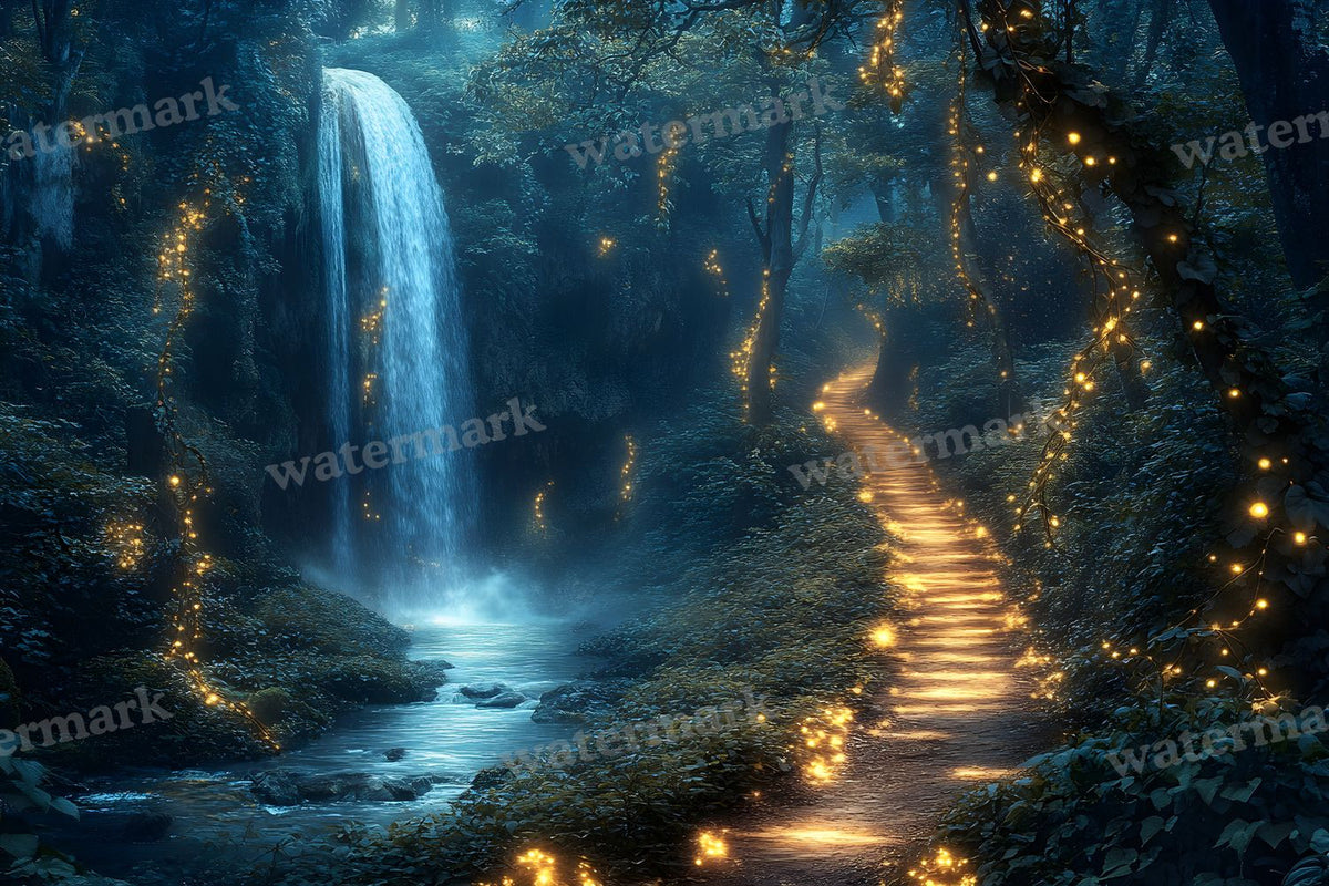 Sparkling Fairytale Forest Backdrop Images