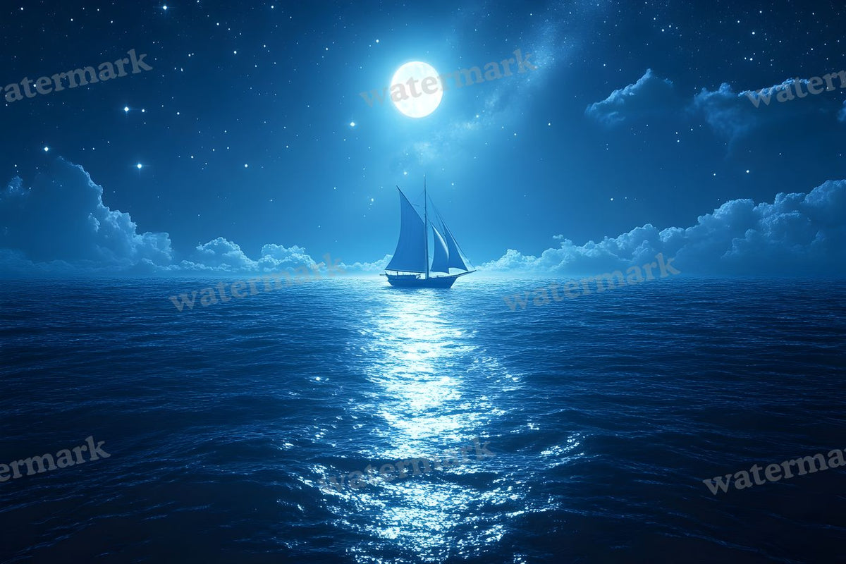 Starry Night digital photo backdrop for photo editing, preview 13