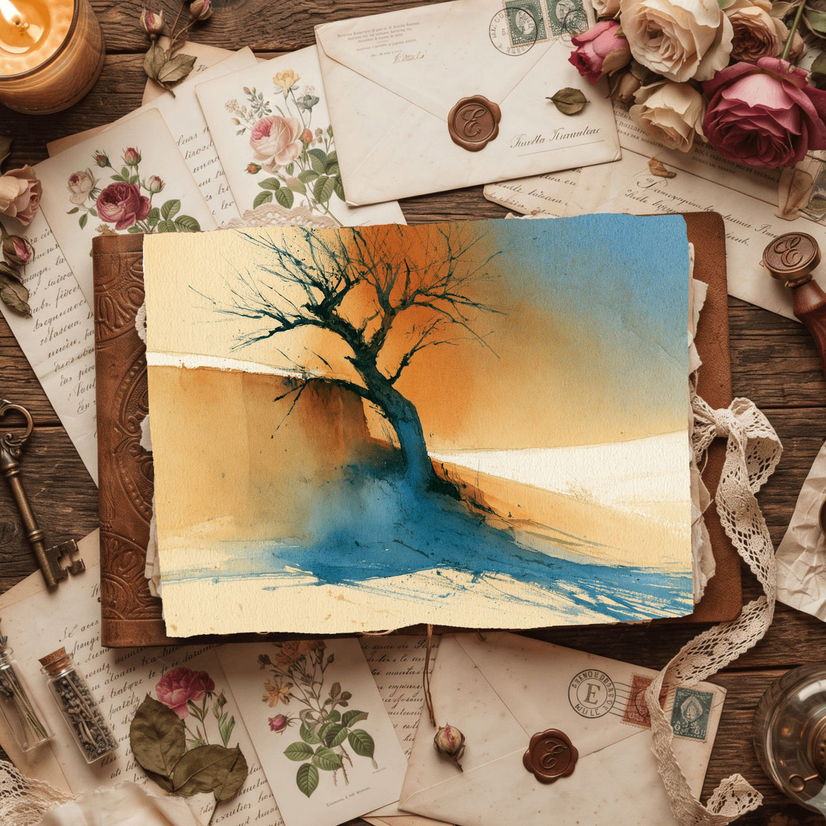 Warm Desert Landscape