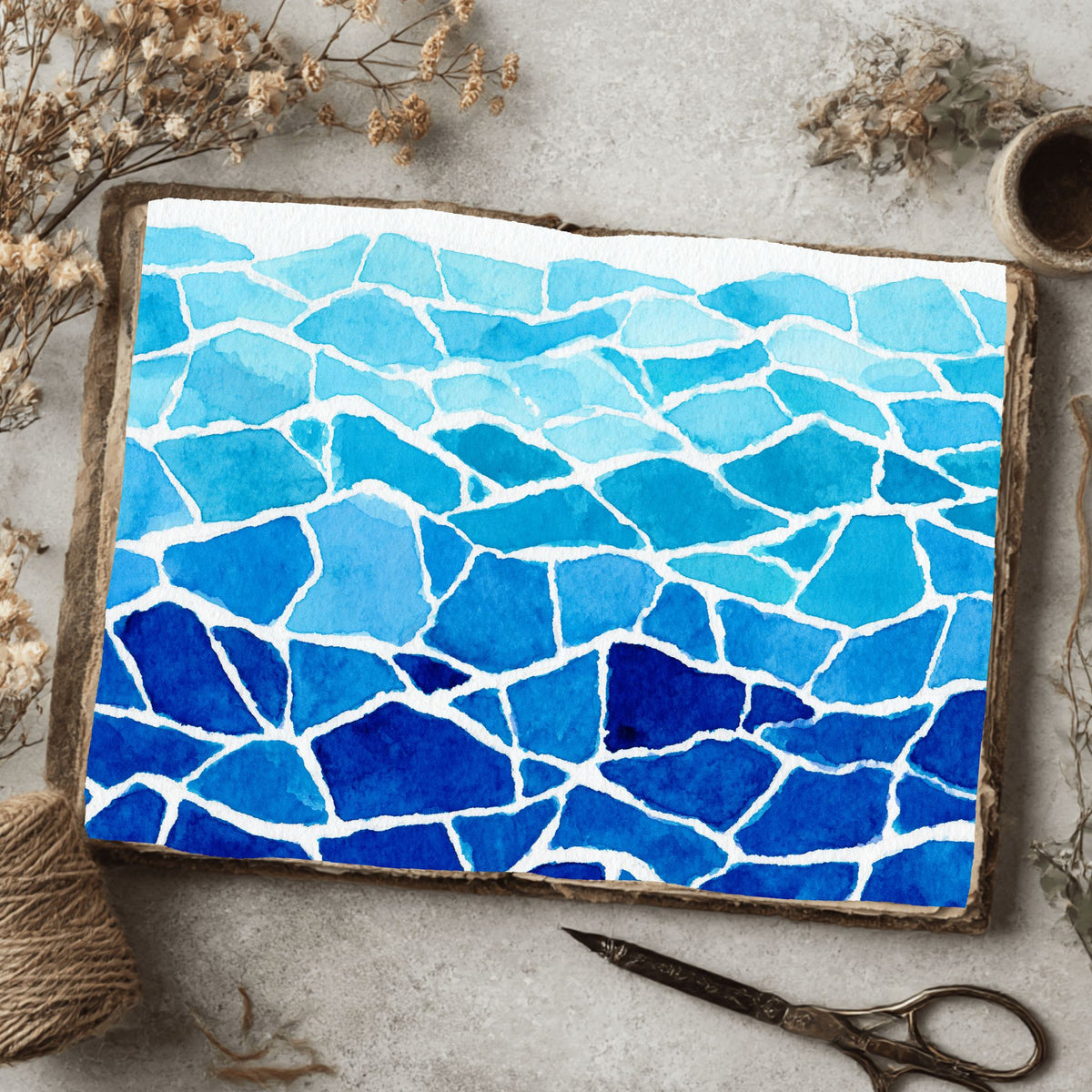 Water Wave Texture Pattern