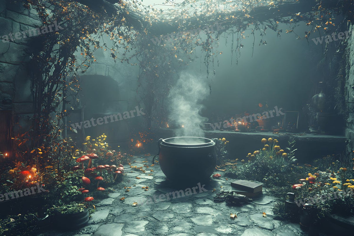 Wicked Witch Garden Backdrop Images