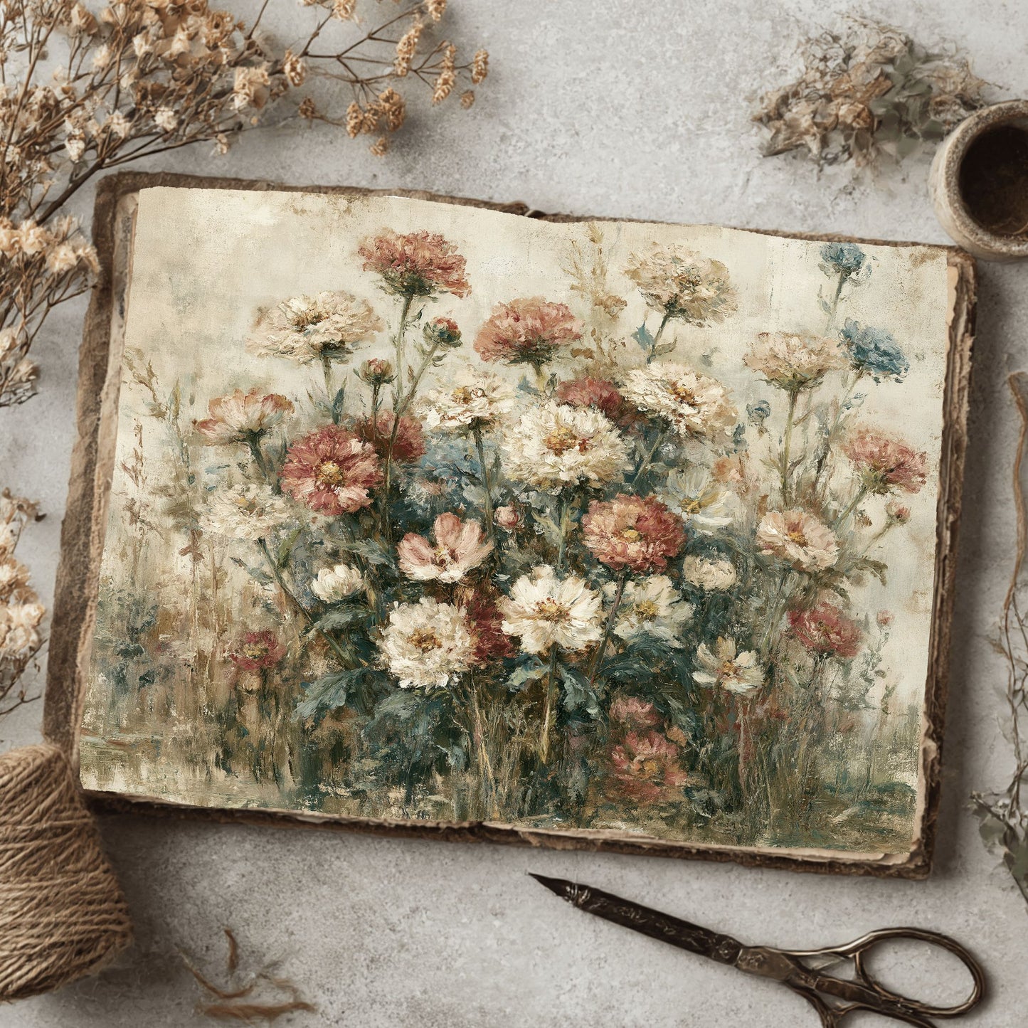 Wildflower Meadow Printable Paper