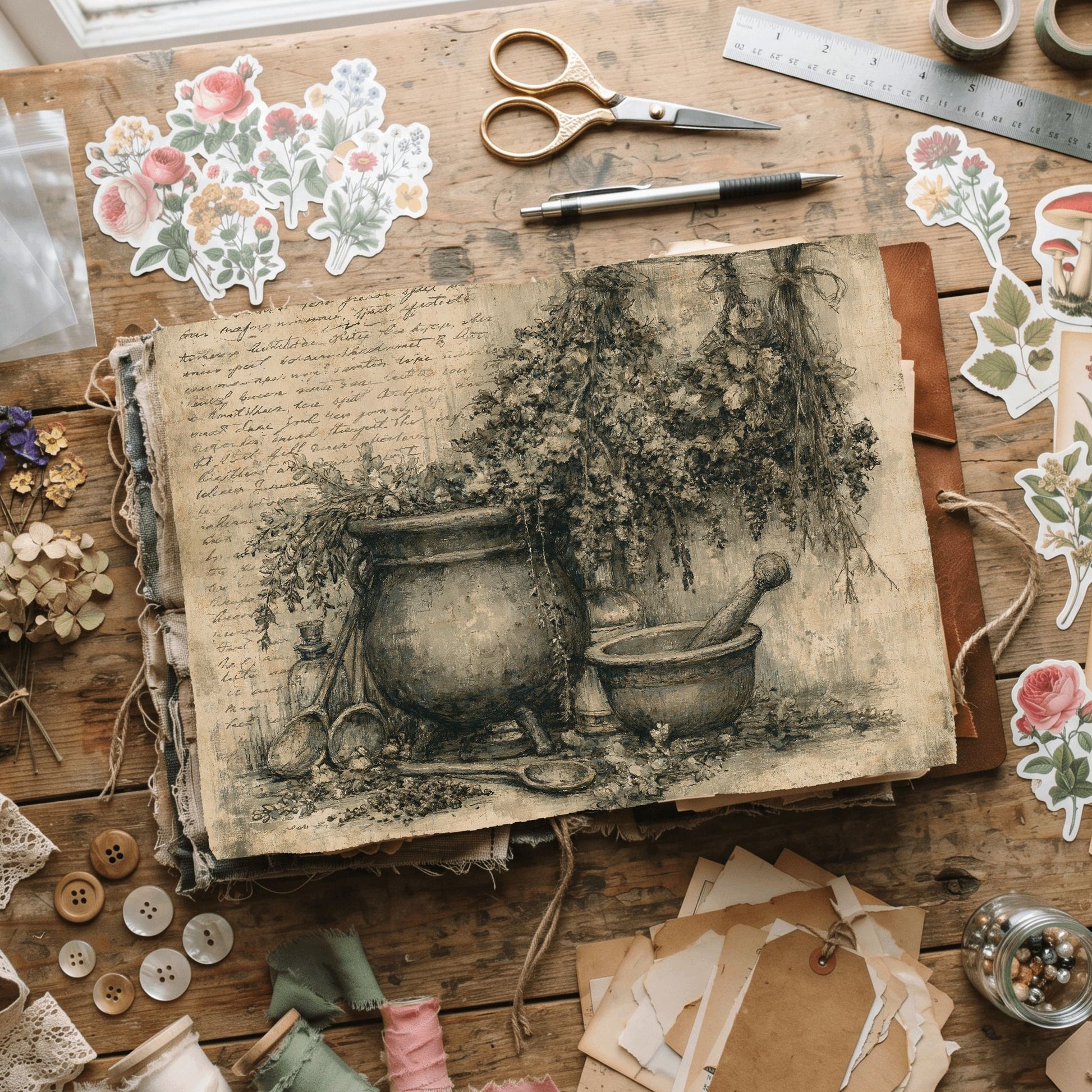 Witch'S Kitchen Recipe Journal Page