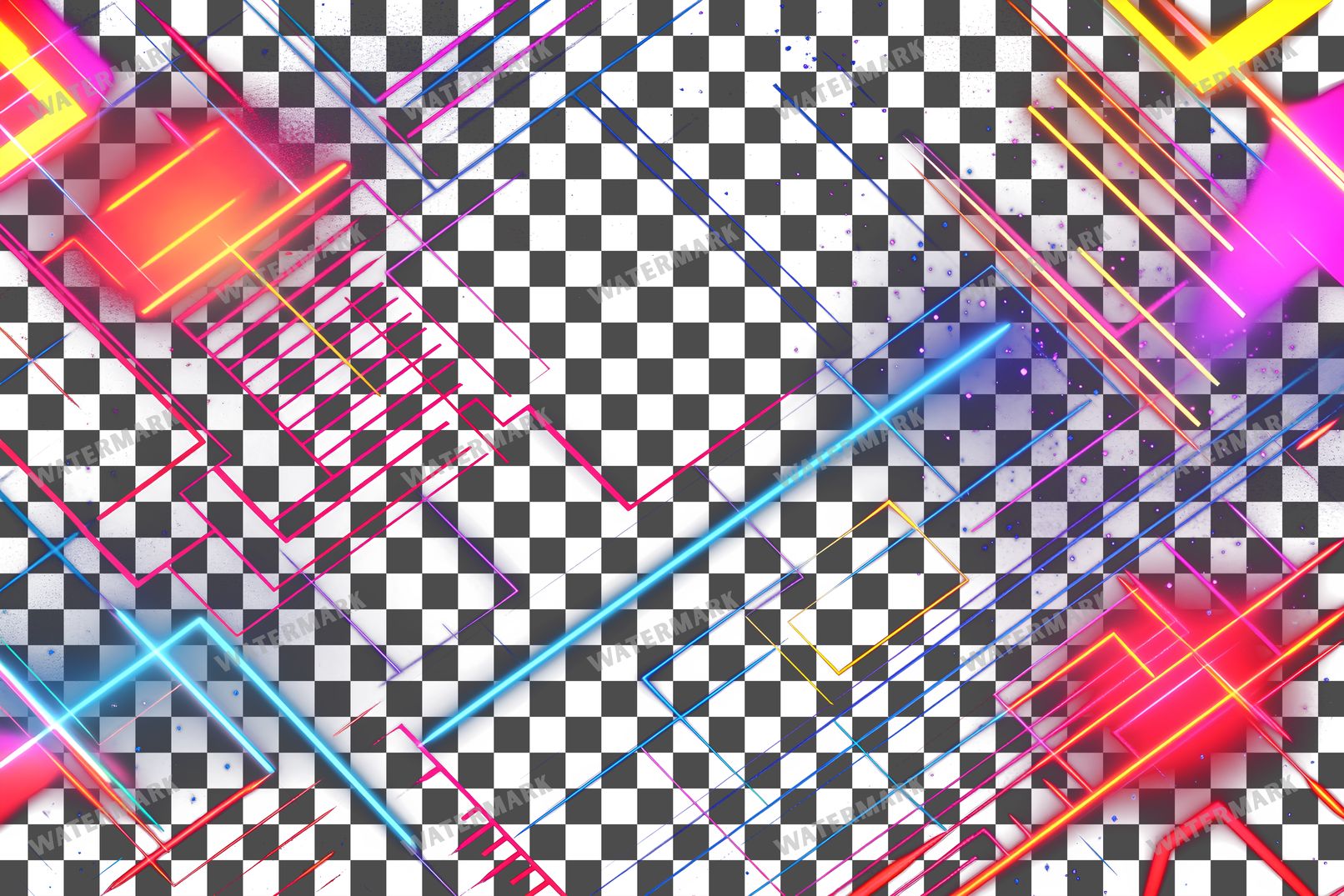 Abstract Geometric Patterns Transparent Overlay Pngs