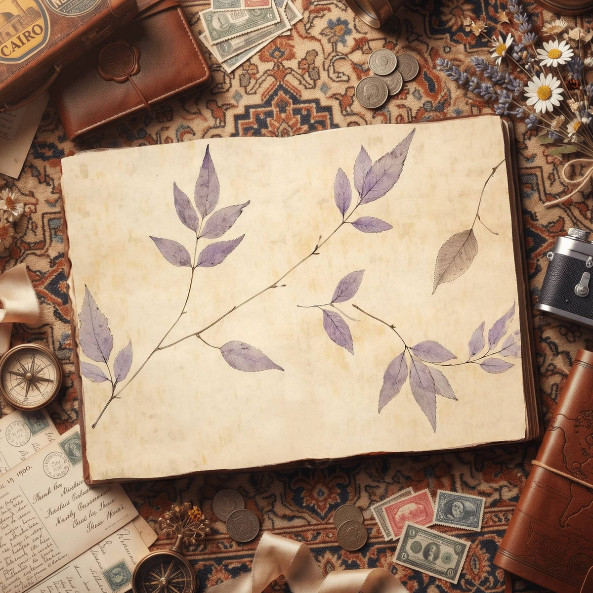 Basic Leaf Digital Papers