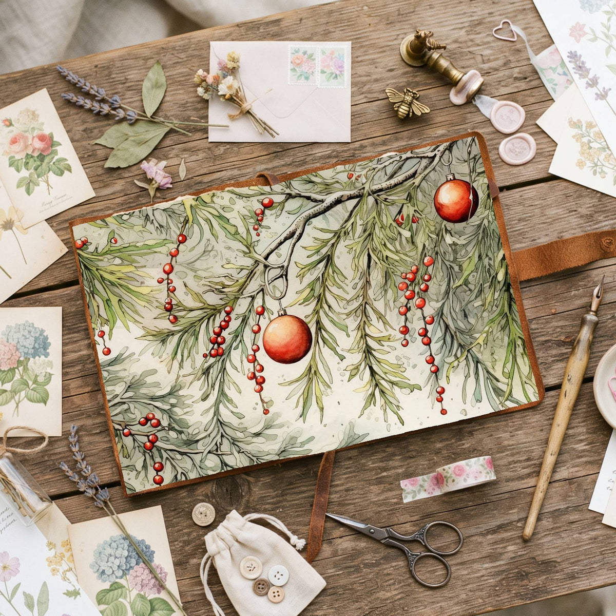 Bauble Digital Papers