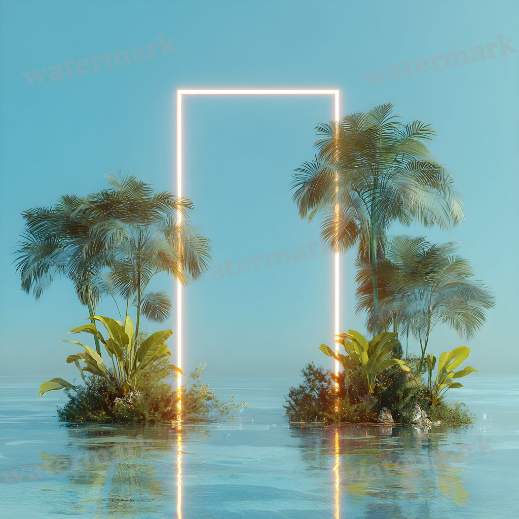 Blue Gradientd Render Backdrop Images
