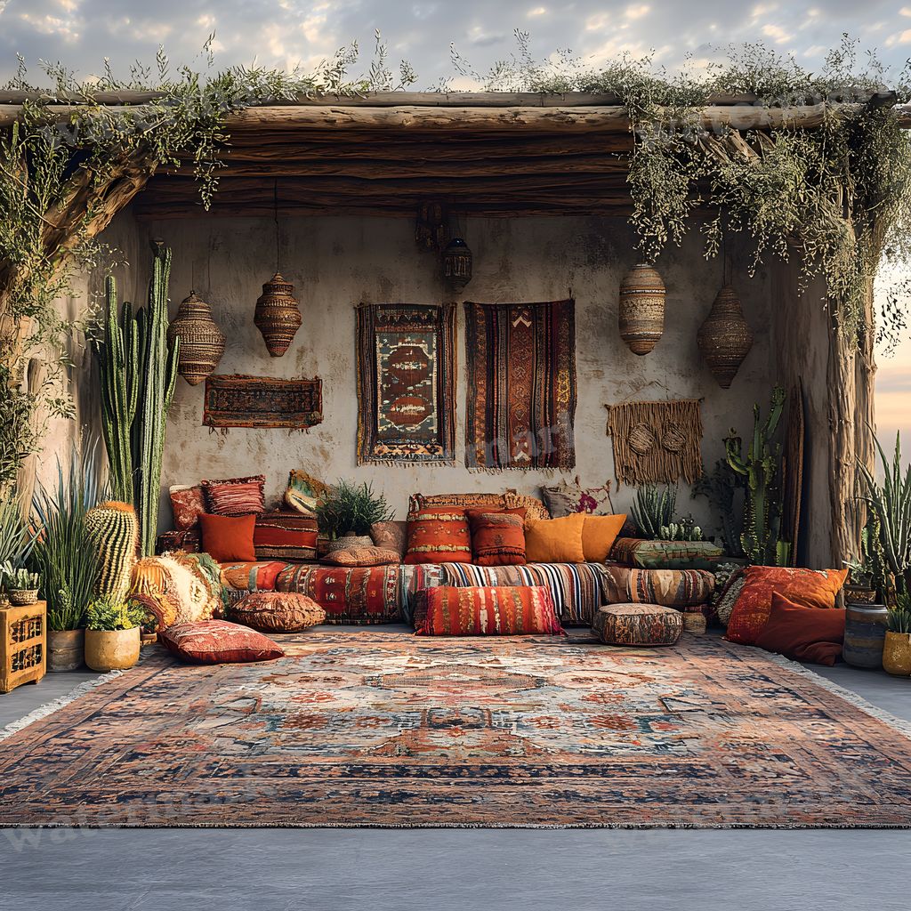 Bohemian Desert Backdrop Images