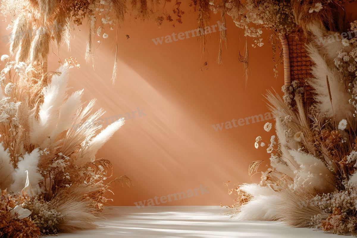 Boho Terracotta Backdrop Images