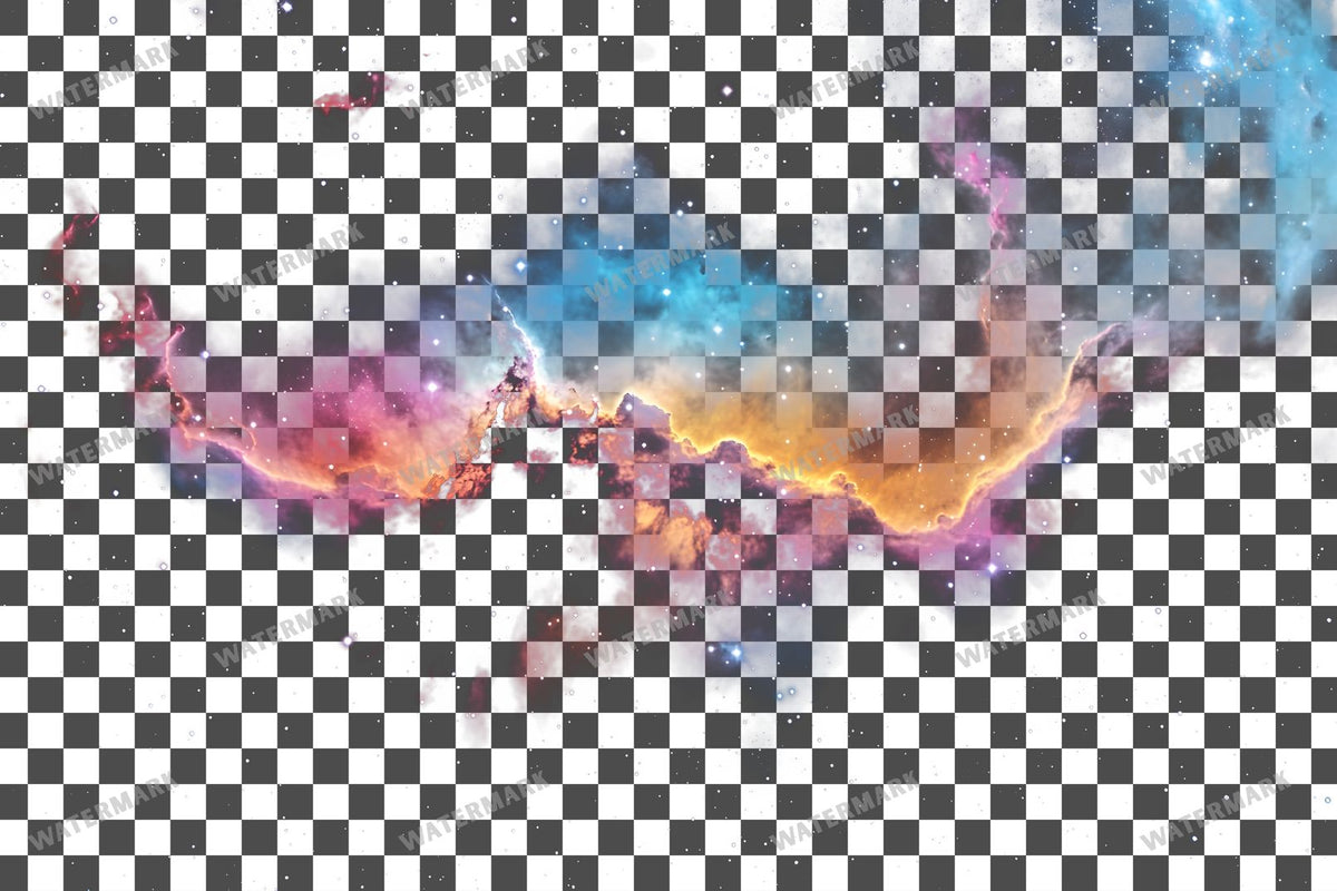 Celestial Nebula Transparent Overlay Pngs