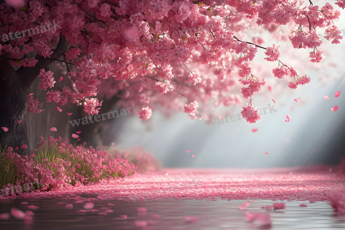 Cherry Blossom Serenity Backdrop Images