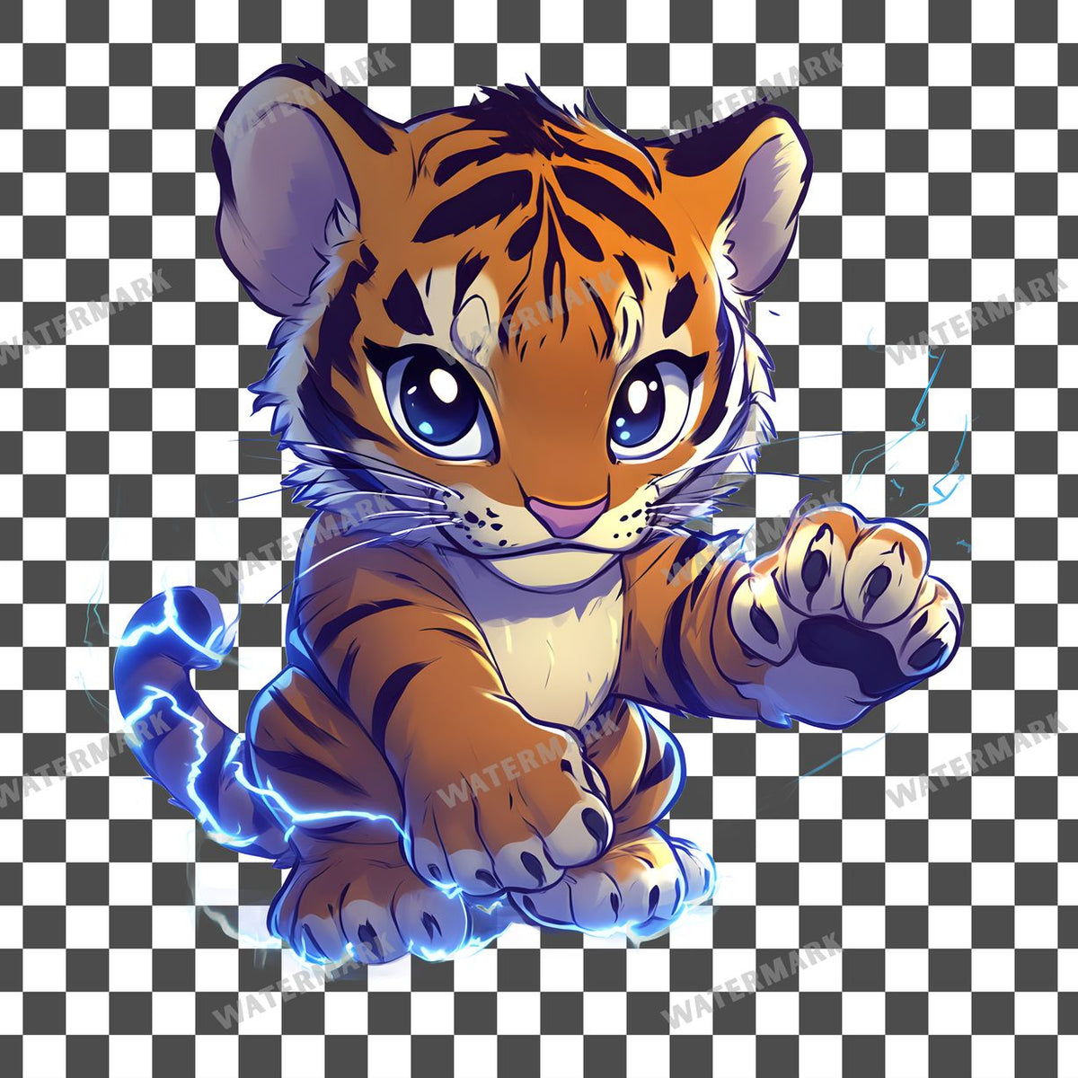 Chibi Thunder Clipart Pngs