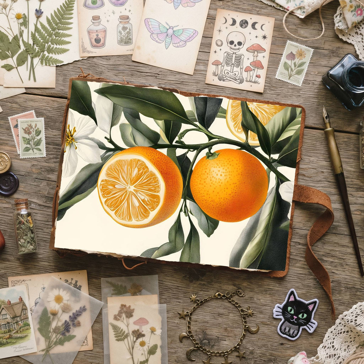 Citrus Blossoms Digital Papers